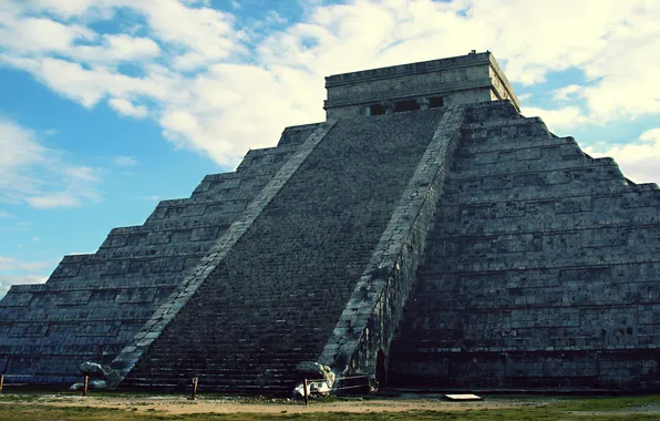 Майя, пирамида, мексика, Chichen Itza
