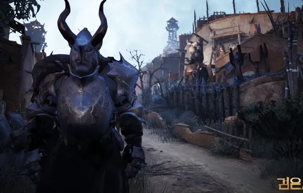 Забор, вышка, Black Desert