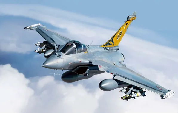 Франция, многоцелевой истребитель, Dassault Rafale C, Aulleta