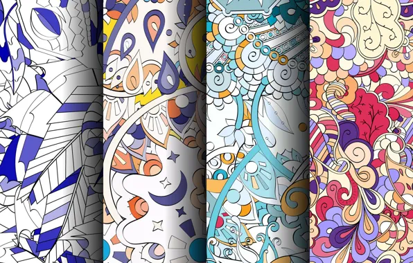 Узор, текстура, colorful, patterns, seamless, пейсли
