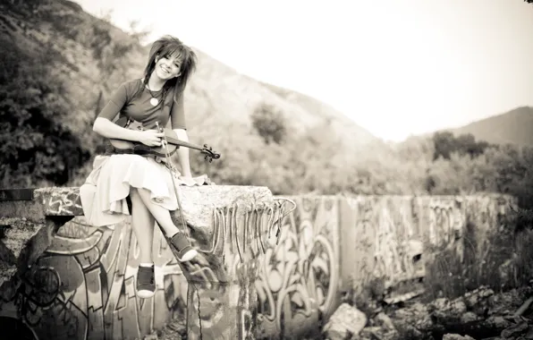 Картинка скрипка, красавица, violin, Линдси Стирлинг, Lindsey Stirling