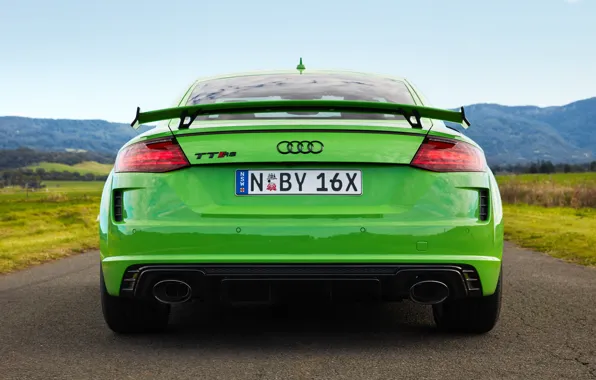 Картинка Audi, rear, TT, Audi TT RS Coupe