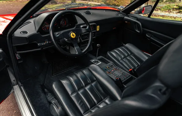 Феррари, руль, кресла, Ferrari, спорт кар, GTB, панель приборов, Turbo