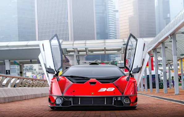 City, Lamborghini, door, Lamborghini Essenza SC V12