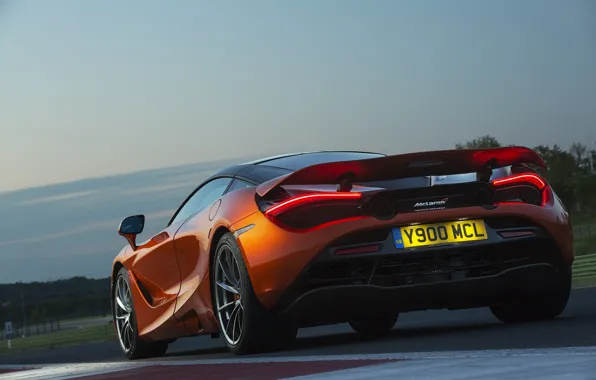 McLaren, вечер, суперкар, Coupe, 2017, 720S