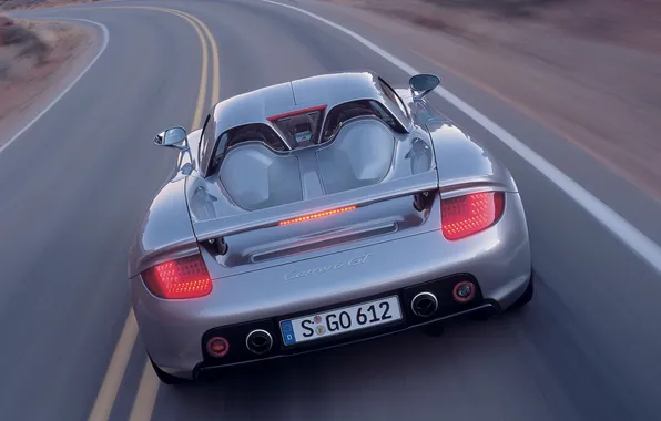 Картинка дорога, Porsche, Carrera GT
