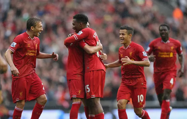 Football, Liverpool, Barclays Premier League, Goal, LFC, Lucas Leiva, Reds, Daniel Sturridge