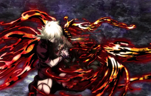 Кровь, вампир, боль, Hellsing, смертельно, Хеллсинг, раненный, черная магия
