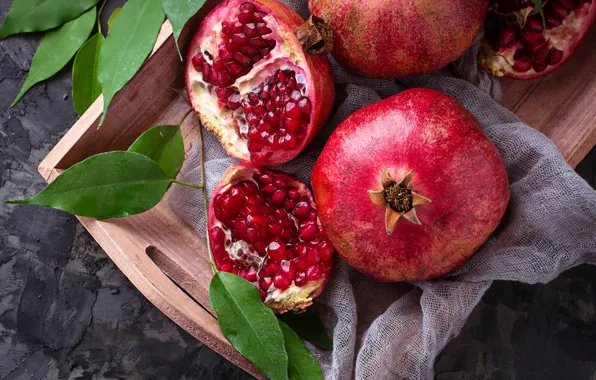 Зерна, гранат, Pomegranate