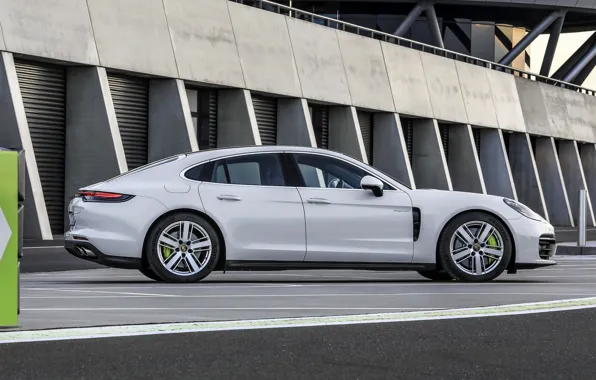 Porsche, Panamera, в профиль, 2021, Panamera 4S E-Hybrid