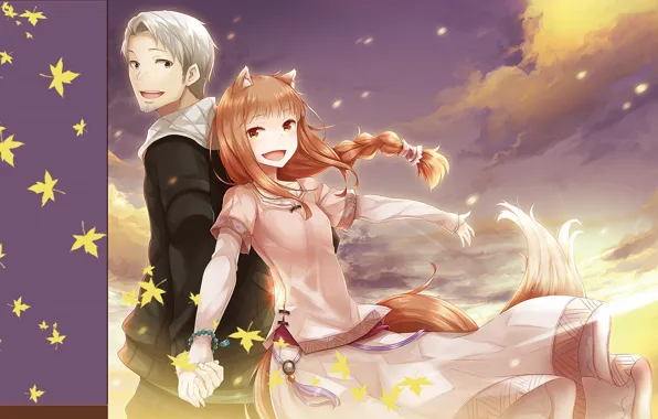 Холо, spice and wolf, Волчица и Пряности, Обои на Рабочий Стол