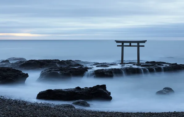Море, пейзаж, берег