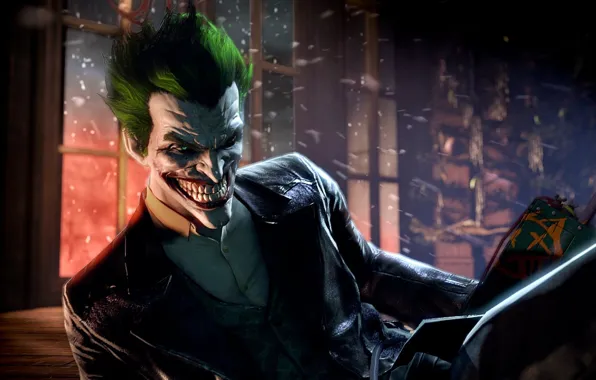 Картинка джокер, Joker, Batman Arkham Origins, Warner Bros