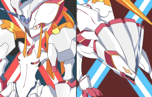 Коллаж, аниме, Strelitzia, Darling In The Frankxx, Милый во Франксе, франкс, Стрелиция