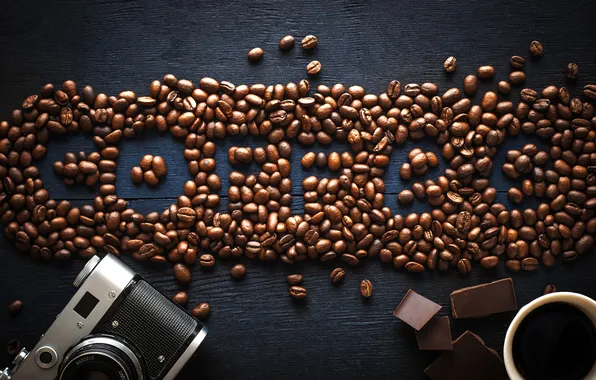 Кофе, зерна, beans, coffee