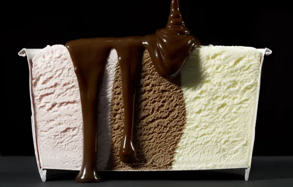 Фотограф, мороженое, соус, photographer, шоколадный, ice cream, Beth galton, three-layer