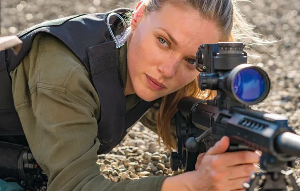 Поза, оружие, сериал, детектив, Tracy Spiridakos, Полиция Чикаго, Трэйси Спиридакос, Хейли Аптон