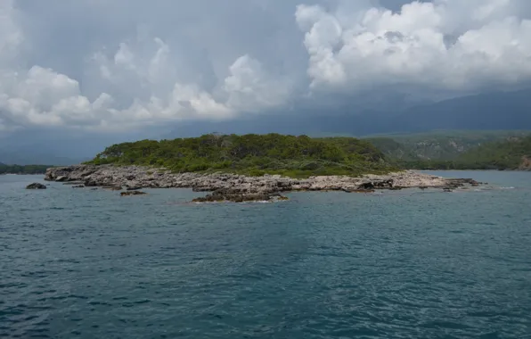 Пейзаж, Море, Турция, Средиземное море