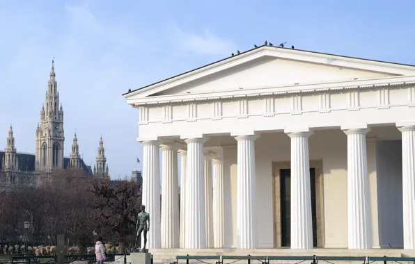 Парк, Австрия, Вена, Ратуша
