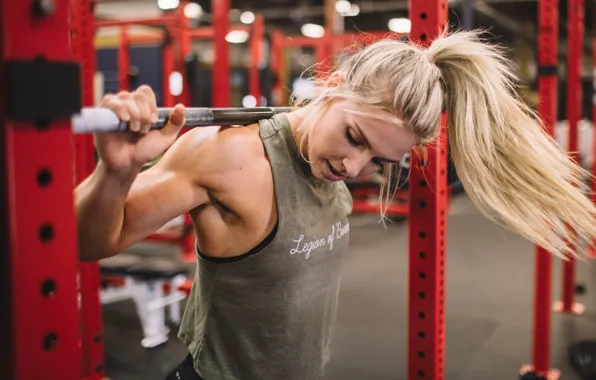 Картинка blonde, workout, fitness
