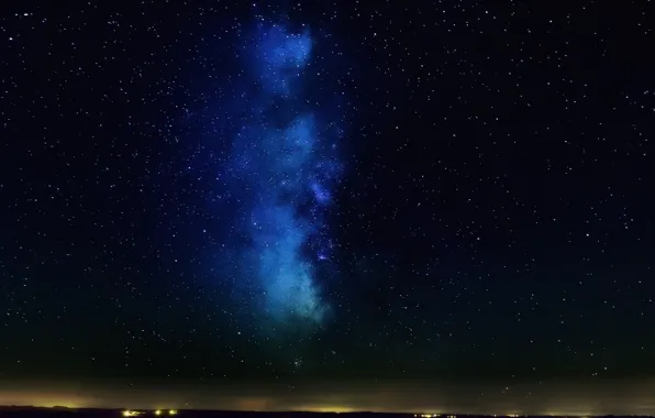 Картинка космос, звезды, ночь, пространство, млечный путь