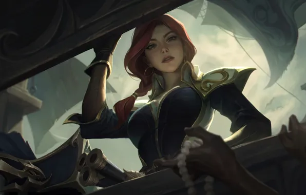 League of Legends, fan art, game art, Miss Fortune (League of Legends), Laohuatou
