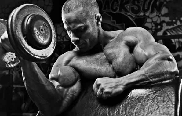 Поза, muscle, мышцы, pose, тренировка, тренажеры, гантели, бицепс