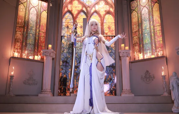 Asian, model, women, cosplay, Sword Maiden, Shuimiaoaqua