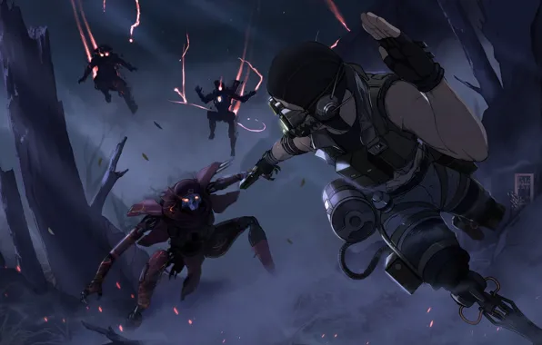 Revenant, octane, Apex Legends, apex legends art