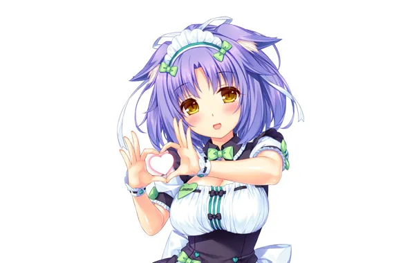 Kawaii, girl, neko, anime, cat, pretty, asian, cute