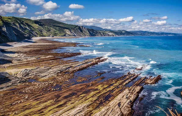 Картинка море, скалы, берег