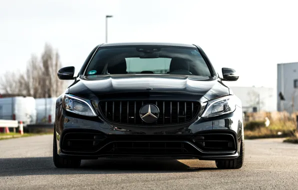 Mercedes, вид спереди, AMG, Manhart, W205, 2023, Manhart CR 600, Mercedes-AMG C 63 S