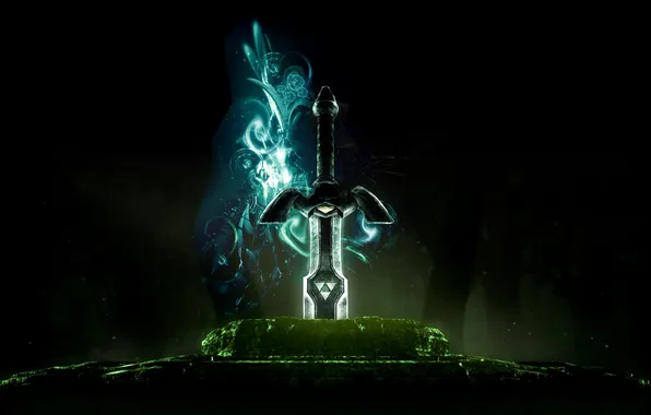 Картинка игры, обои, меч, Zelda