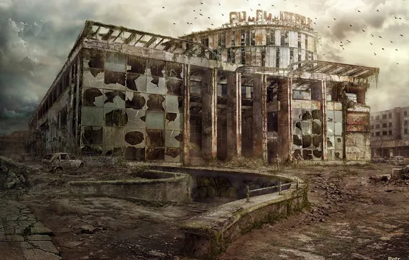 Картинка апокалипсис, здание, Калининград, Kaliningrad, Petr Razumovskiy