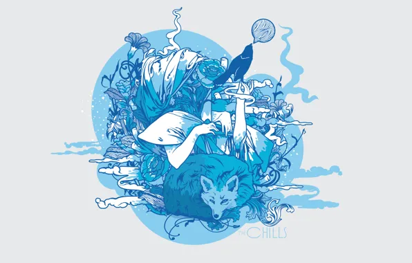 Картинка абстракция, рисунок, the chills