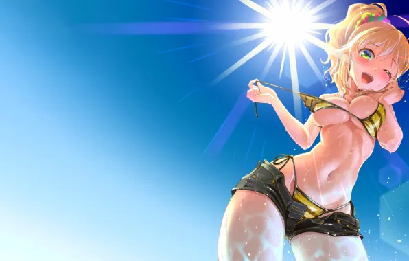 Girl, sexy, long hair, boobs, anime, beautiful, pretty, erotic