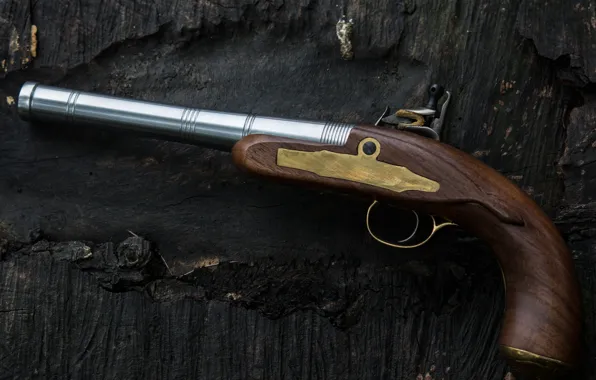 Queen Anne pistol, кремневый, Пистолет королевы Анны