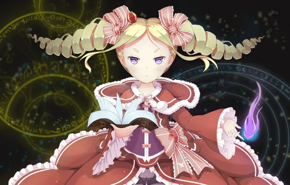 Картинка аниме, арт, девочка, Re: Zero kara Hajimeru Isekai Seikatsu