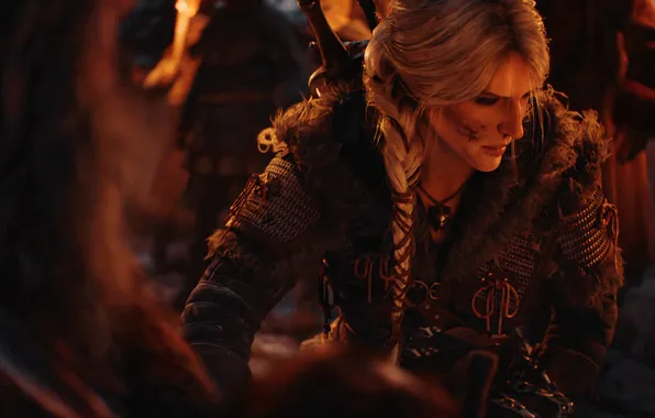 CD Projekt RED, white hair, Cirilla Fiona Elen Riannon, video game girls, video game art, …