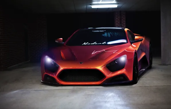 Orange, ST1, Zenvo, Supercar, by DopeCreation