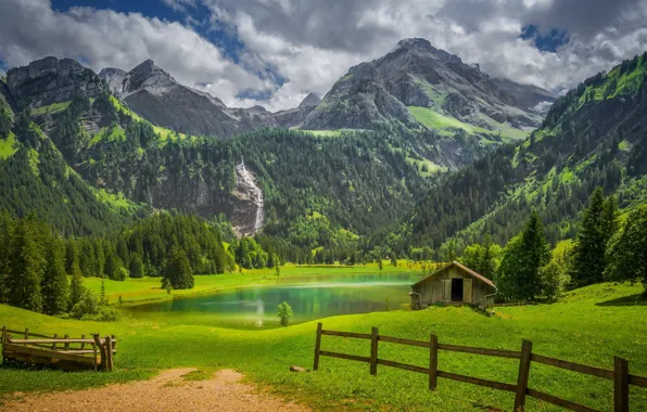 Switzerland, Bern, Lauenen