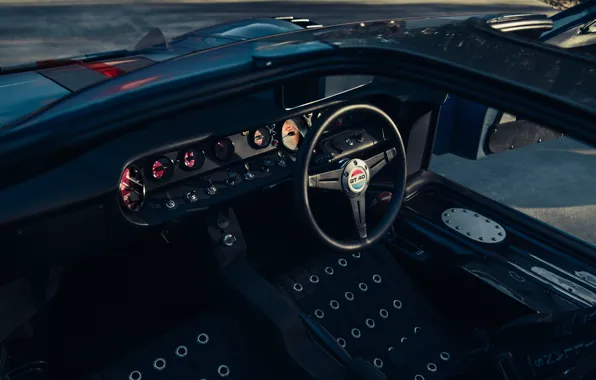 Ford, dashboard, car interior, GT, Ruffian GT40