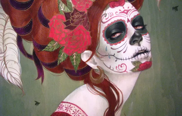 Мрак, Яркая, Смерть, Sylvia Ji, Сильвия Джи, Día de los Muertos