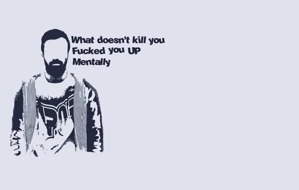 Minimal, kill, mustache, beard, mentall