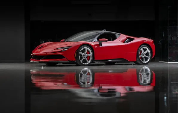 Ferrari, суперкар, supercar, Stradale, 2020, Ferrari SF90, Ferrari SF90 Stradale, Ферарри