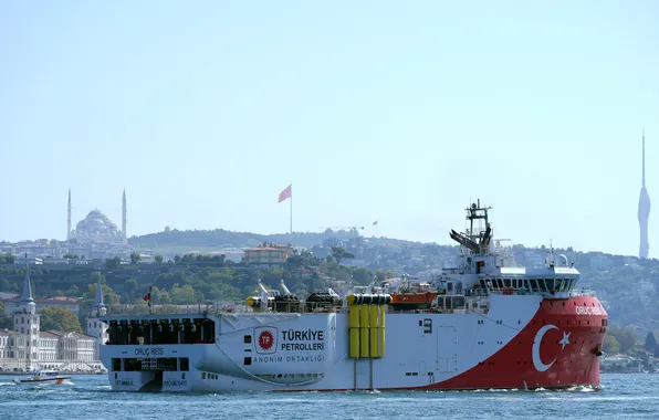 Турция, Oruç Reis, корабль сейсморазведки