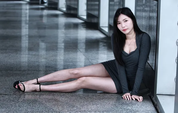 Car, wallpaper, girl, sexy, woman, model, china, asian