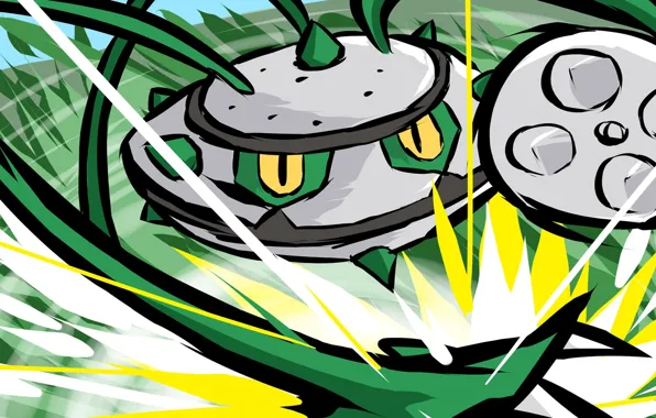 Grass, Steel, Pokemon, Ferrothorn