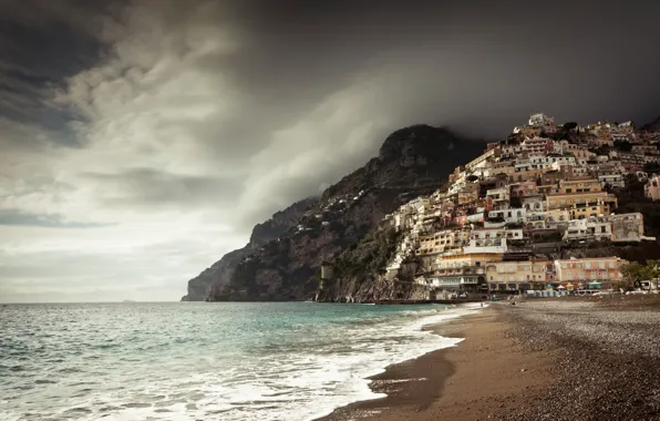 Картинка Italy, Campania, Amalfi Coast, Positano, Gulf of Salerno