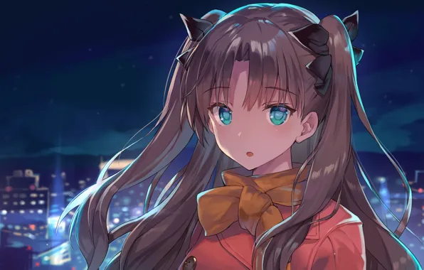 Девочка, Рин, Судьба ночь схватки, Fate / Stay Night